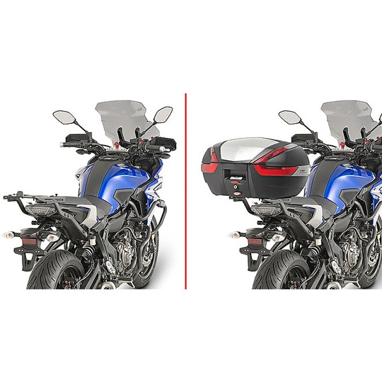 Attacco Posteriore Kappa Per Bauletto Monokey O Monolock Specifico Per Yamaha MT-07 TRACER (2016-19) 3 Attacco Posteriore Kappa Per Bauletto Monokey O Monolock Specifico Per Yamaha MT-07 TRACER (2016-19) - immagine 3