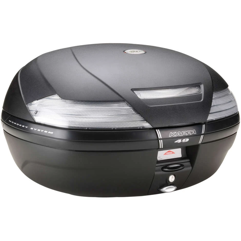 Bauletto Moto Kappa K49N Con Catadiottri Trasparenti 47 Litri 1 Bauletto Moto Kappa K49N Con Catadiottri Trasparenti 47 Litri