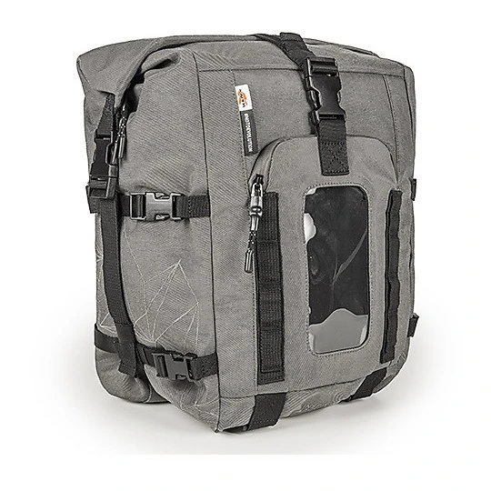 Borsa Moto Da Serbatoio Estensibile Impermeabile Kappa RA315 Grigio 1 Borsa Moto Da Serbatoio Estensibile Impermeabile Kappa RA315 Grigio