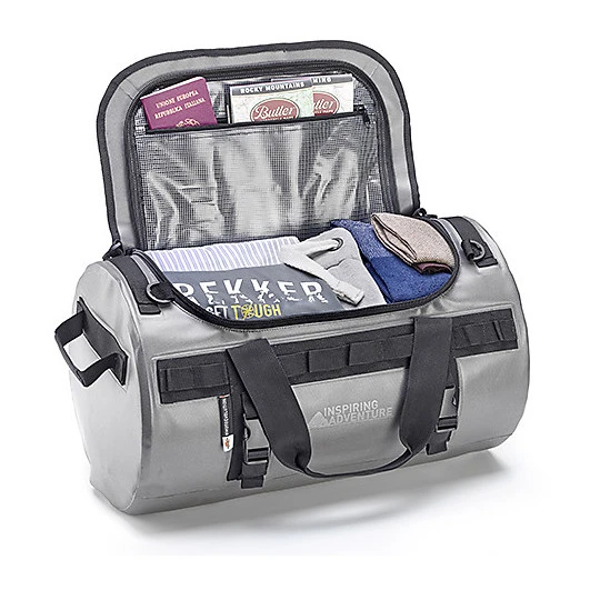 Borsone Moto Da Sella Waterproof Kappa RAW409 Grigio 4 Borsone Moto Da Sella Waterproof Kappa RAW409 Grigio - immagine 4