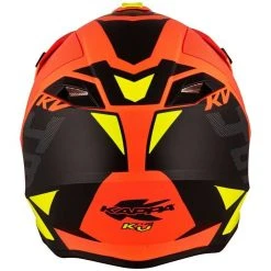 Casco Moto Cross Enduro Kappa KV49 Shock Nero Opaco Arancio -Sconto Kappa in Italia casco moto cross enduro kappa kv49 shock nero opaco arancio 139889