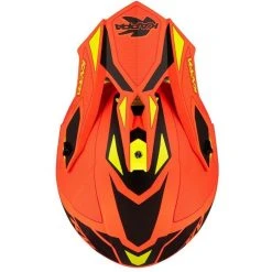 Casco Moto Cross Enduro Kappa KV49 Shock Nero Opaco Arancio -Sconto Kappa in Italia casco moto cross enduro kappa kv49 shock nero opaco arancio 139891