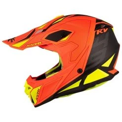 Casco Moto Cross Enduro Kappa KV49 Shock Nero Opaco Arancio -Sconto Kappa in Italia casco moto cross enduro kappa kv49 shock nero opaco arancio 139892