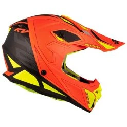 Casco Moto Cross Enduro Kappa KV49 Shock Nero Opaco Arancio -Sconto Kappa in Italia casco moto cross enduro kappa kv49 shock nero opaco arancio 139893