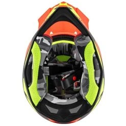Casco Moto Cross Enduro Kappa KV49 Shock Nero Opaco Arancio -Sconto Kappa in Italia casco moto cross enduro kappa kv49 shock nero opaco arancio 139895