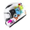 Casco Moto Integrale Da Bambino Kappa J04F Boom Bianco Lucido