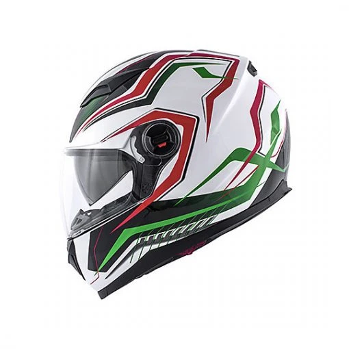 Casco Moto Integrale Kappa KV-27 Denver Verde Rosso Bianco 6 Casco Moto Integrale Kappa KV-27 Denver Verde Rosso Bianco -Sconto Kappa in Italia casco moto integrale kappa kv 27 denver verde rosso bianco 56187