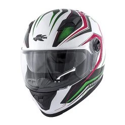 Casco Moto Integrale Kappa KV-27 Denver Verde Rosso Bianco -Sconto Kappa in Italia casco moto integrale kappa kv 27 denver verde rosso bianco 56188