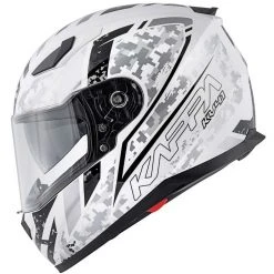 Casco Moto Integrale Kappa KV-41 Dallas Pixel Bianco Lucido Nero -Sconto Kappa in Italia casco moto integrale kappa kv 41 dallas pixel bianco lucido nero 130696