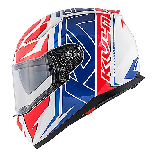Casco Moto Integrale Kappa KV-41 Dallas Simple Bianco Lucido Rosso 1 Casco Moto Integrale Kappa KV-41 Dallas Simple Bianco Lucido Rosso