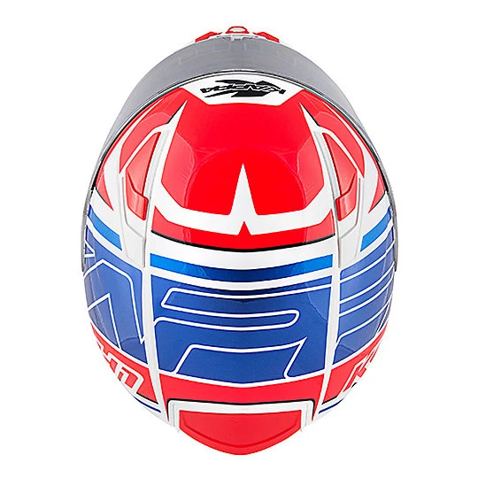 Casco Moto Integrale Kappa KV-41 Dallas Simple Bianco Lucido Rosso 3 Casco Moto Integrale Kappa KV-41 Dallas Simple Bianco Lucido Rosso - immagine 3