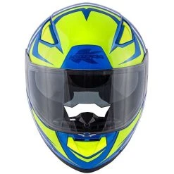 Casco Moto Integrale Kappa KV-41 Dallas Simple Blu Giallo -Sconto Kappa in Italia casco moto integrale kappa kv 41 dallas simple blu giallo 127100