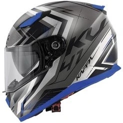 Casco Moto Integrale Kappa KV-41 Dallas Simple Nero Blu Opaco -Sconto Kappa in Italia casco moto integrale kappa kv 41 dallas simple nero blu opaco 135195
