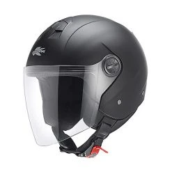 Casco Moto Jet Con Visiera Kappa KV26 Dakota Nero Opaco