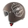 Casco Moto Jet In Fibra Vintage Custom Kappa KV-29 PHILADELPHIA Petrolhead Tobacco