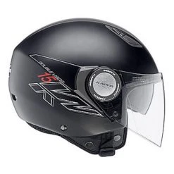 Casco Moto Jet KAPPA KV15 Doppia Visiera Nero Opaco