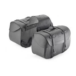 Coppia Borse Laterali In Pelle Kappa KMLW01 Cafè Racer 28 Litri