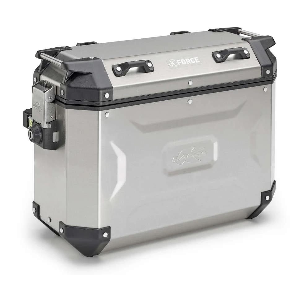 Coppia Di Valigie Laterali In Alluminio KAPPA KFR37 K'FORCE Argento 2 Coppia Di Valigie Laterali In Alluminio KAPPA KFR37 K'FORCE Argento - immagine 2