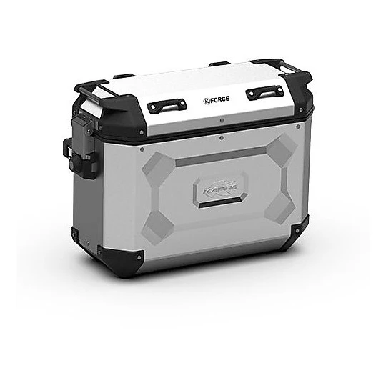 Coppia Di Valigie Laterali In Alluminio KAPPA KFR4837 K'FORCE Argento 2 Coppia Di Valigie Laterali In Alluminio KAPPA KFR4837 K'FORCE Argento - immagine 2