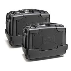 Coppia Di Valigie Laterali Kappa KGR46 Garda 46 Litri Monokey System Nero
