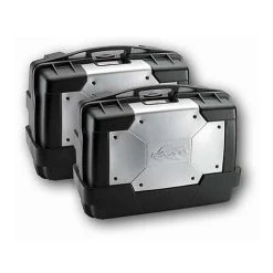 Coppia Di Valigie Laterali Kappa KGR46 Garda 46 Litri Monokey System