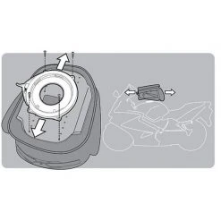 Kit Attacco Per Borsa Kappa BF04K Per Tanklock 8 Kit Attacco Per Borsa Kappa BF04K Per Tanklock -Sconto Kappa in Italia kit attacco per borsa kappa bf04k per tanklock 18134