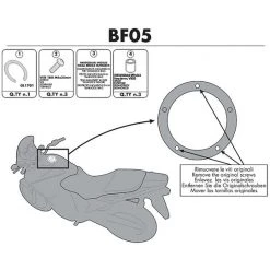 Kit Attacco Per Borsa Kappa BF05K Per Tanklock -Sconto Kappa in Italia kit attacco per borsa kappa bf05k per tanklock 18140