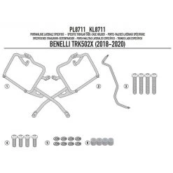 Sconto Kappa in Italia -Sconto Kappa in Italia telaietti moto kappa kl8711 per valigie laterali monokey per benelli trk 502 x 2017 19 20 21 121115