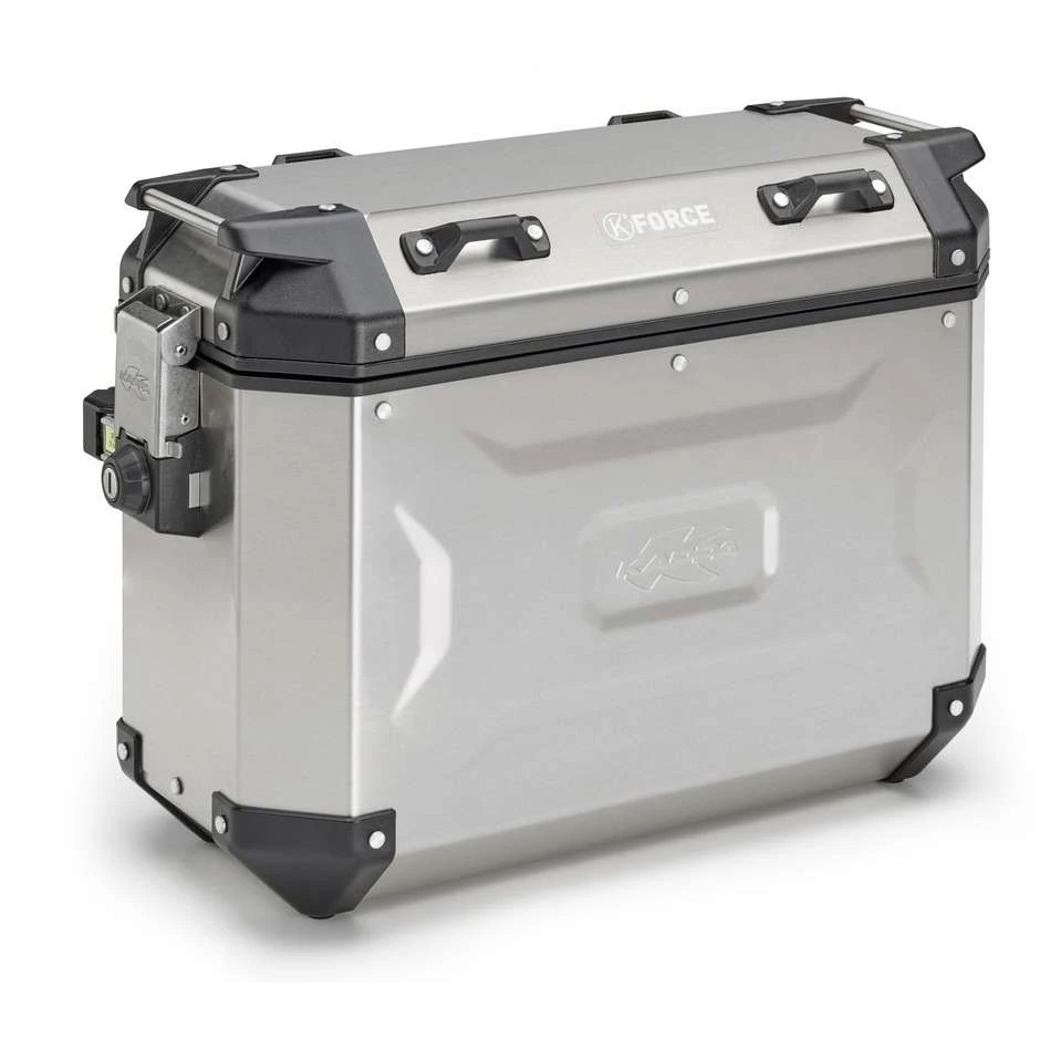 Valigia Laterale Destra In Alluminio KAPPA KFR37 K'FORCE Argento 1 Valigia Laterale Destra In Alluminio KAPPA KFR37 K'FORCE Argento